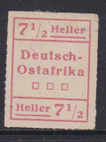 Dt. Kol. Ostafrika Mi.-Nr. IV/I (*)