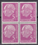 Bund Mi.-Nr. 179 ** Viererblock