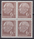 Bund Mi.-Nr. 180 ** Viererblock