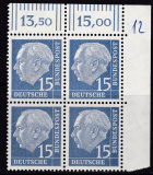 Bund Mi.-Nr. 184 ** Viererblock