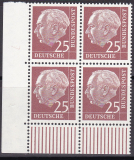 Bund Mi.-Nr. 186 ** Viererblock