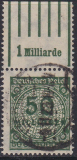 Deutsches Reich Mi.-Nr. 321 A W a W OR oo gepr. INFLA
