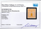 Deutsches Reich Dienst Mi.-Nr. 163 y ** Fotobefund