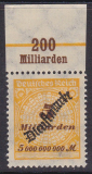 Deutsches Reich Dienst Mi.-Nr. 85 ** P OR C