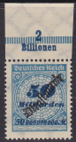 Deutsches Reich Dienst Mi.-Nr. 88 ** P OR B