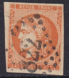 Alt - Frankreich Mi.-Nr. 43 c oo