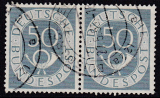 Bund Mi.-Nr. 134 oo Paar