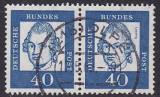 Bund Mi.-Nr. 355 x oo Paar