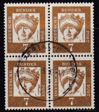 Bund Mi.-Nr. 348 y oo Viererblock
