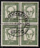 Bund Mi.-Nr. 362 y oo Viererblock