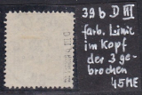 Deutsches Reich Mi.-Nr. 39 b D III oo gepr. BPP