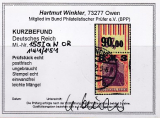 Deutsches Reich Mi.-Nr. 155 I a W OR Kurzbefund