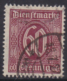 Deutsches Reich Dienst Mi.-Nr. 66 b oo gepr. INFLA