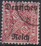 Deutsches Reich Dienst Mi.-Nr. 58 II oo gepr. INFLA
