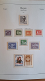 Ungarn Sammlung 1945 - 1977 postfrisch in vier Leuchtturm Klemmbindern
