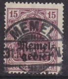Memel Mi.-Nr. 3 oo gepr. BPP