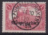 Memel Mi.-Nr. 9 oo