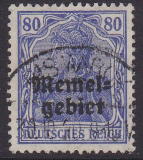 Memel Mi.-Nr. 17 a oo gepr. BPP