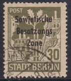 SBZ Mi.-Nr. 206 A wbz oo gepr. BPP