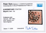 Bayern Mi.-Nr. 13 b oo Kurzbefund