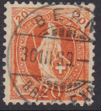 Schweiz Mi. Nr. 58 X C a oo