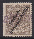 Dt. Kol. Südwestafrika Mi.-Nr. 1 a oo gepr. BPP "Jakalswater"