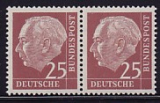 Bund Mi.-Nr. 186 y ** Paar