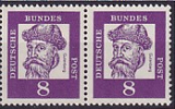 Bund Mi.-Nr. 349 y ** Paar