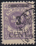 Memel Mi.-Nr. 187 oo gepr. BPP