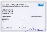Deutsches Reich Mi.-Nr. 423/24 oo Kurzbefund