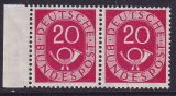 Bund Mi.-Nr. 130 ** Paar gepr. BPP