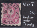 Deutsches Reich Mi.-Nr. 41 ab PF V oo gepr. BPP