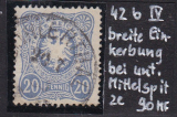 Deutsches Reich Mi.-Nr. 42 b PF IV oo gepr. BPP