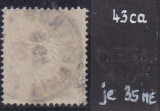 Deutsches Reich Mi.-Nr. 43 ca oo gepr. BPP
