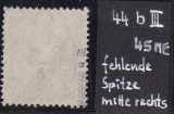 Deutsches Reich Mi.-Nr. 44 b PF III oo gepr. BPP