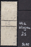 Deutsches Reich Mi.-Nr. 44 a ZS oo gepr. BPP