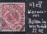 Deutsches Reich Mi.-Nr. 47 c V oo gepr. BPP