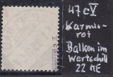 Deutsches Reich Mi.-Nr. 47 c V oo gepr. BPP