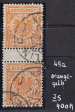 Deutsches Reich Mi.-Nr. 49 a ZS oo gepr. BPP
