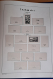 Vordruck Saar 1920 - 1935 im blauen Leuchtturm Schraubenbinder