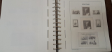 Leuchtturm Vordruck mit Taschen Färöer 1975 - 2014 im braunen Ringbinder