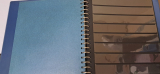 Lindner Ringbinder blau mit Schuber + 17 Steckseiten