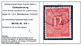 Alli.Bes. Mi.-Nr. 919 c oo Befund