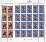 CEPT - Liechtenstein 1974 ** Kleinbogen