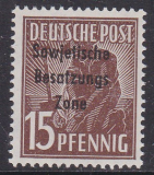 SBZ Mi.-Nr. 187 b ** Befund