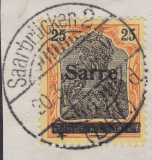 Saar Mi.-Nr. 9 b III oo gepr. BPP
