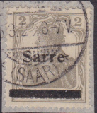 Saar Mi.-Nr. 1 III oo gepr. BPP