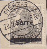 Saar Mi.-Nr. 2 a III oo gepr. BPP