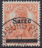 Saar Mi.-Nr. 5 a III oo gepr. BPP