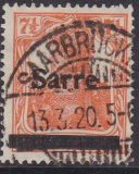 Saar Mi.-Nr. 5 a III oo